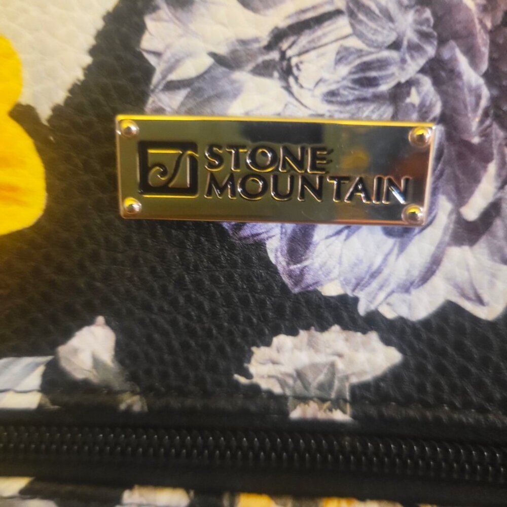 NWOT Stone Mountain Large Floral Tote Shoulder Bag - Picture 7 of 12